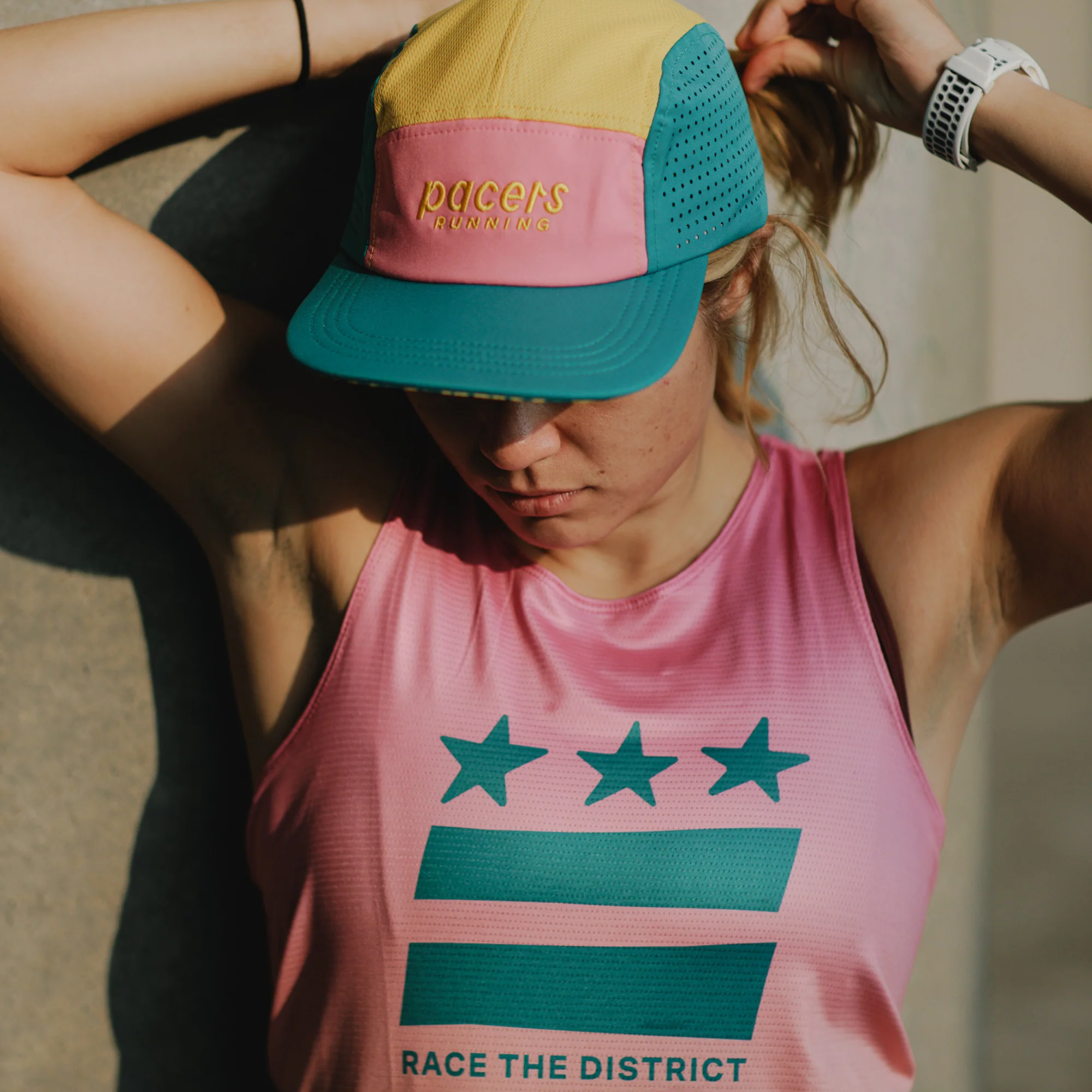 2:02 Women's Sunset DC Half Singlet - Image 3