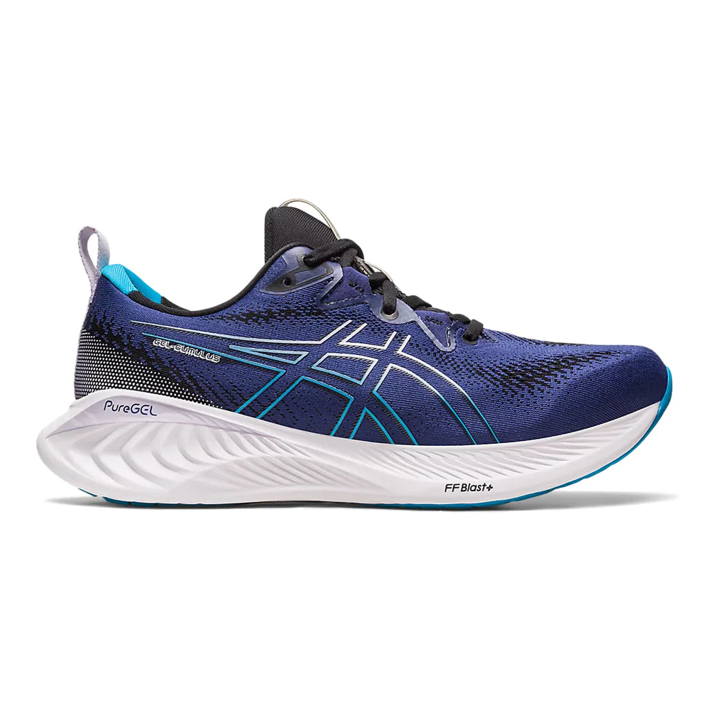 Men's Asics GEL-Cumulus 25, Indigo Blue/Island Blue, 7.5 D Medium