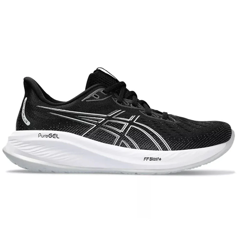 Men's Asics Gel-Cumulus 26, Black/Concrete, 7 D Medium
