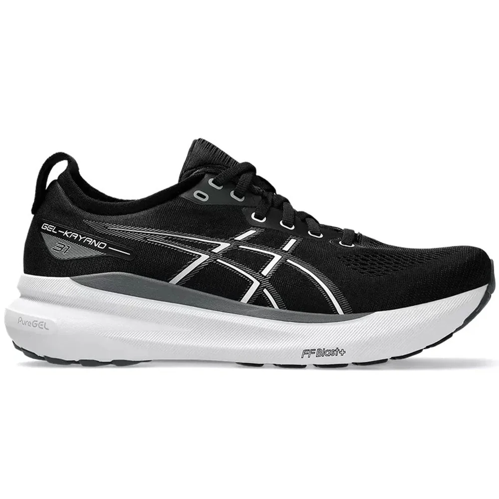 Men's Asics Gel-Kayano 31, Black/White, 12.5 2E Wide