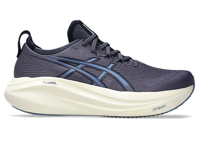 Men's Asics Gel-Nimbus 27, Indigo Fog/Denim Blue, 9.5 2E Wide