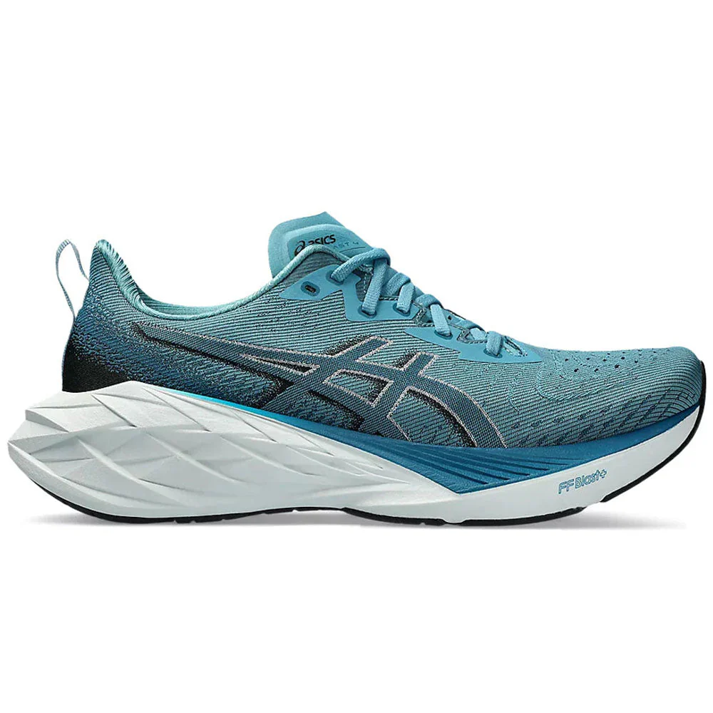 Men's Asics Novablast 4, Blue Teal/Evening Teal, 15 D Medium