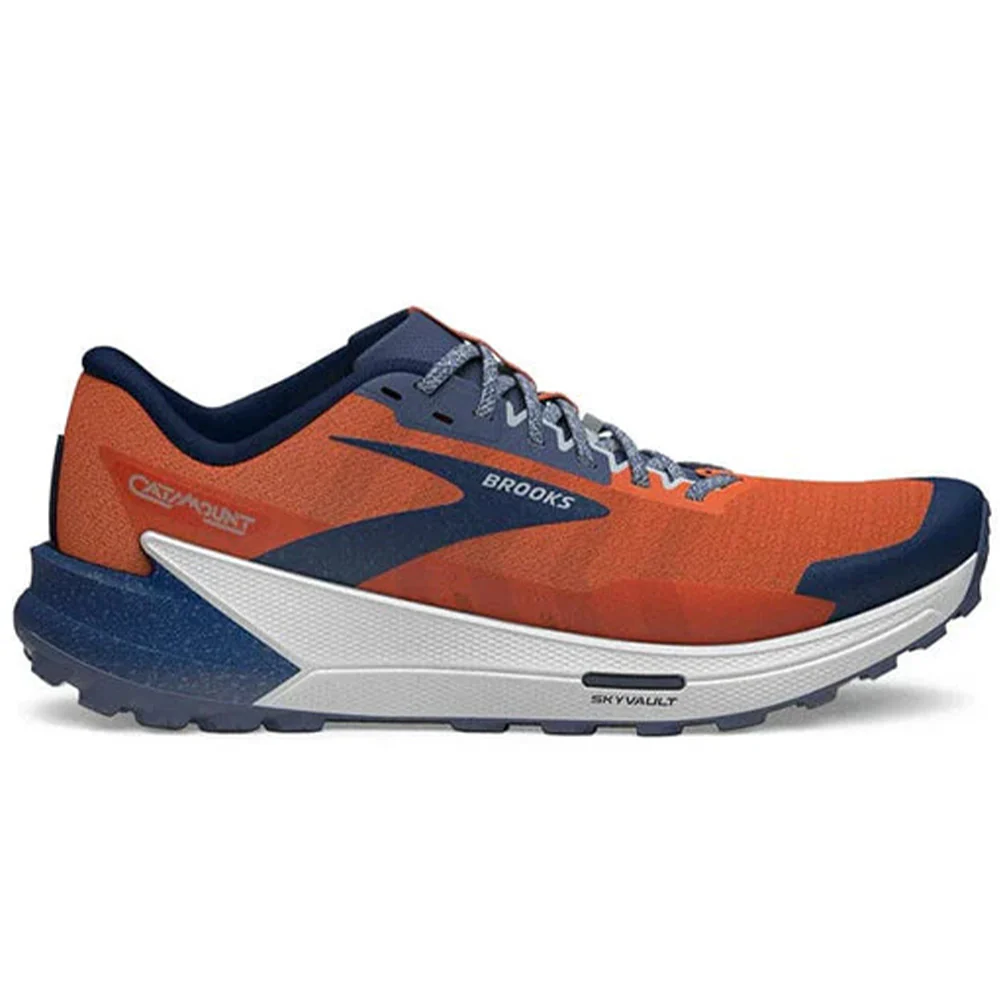Men's Brooks Catamount 2, Firecracker/Navy/Blue, 9 D Medium