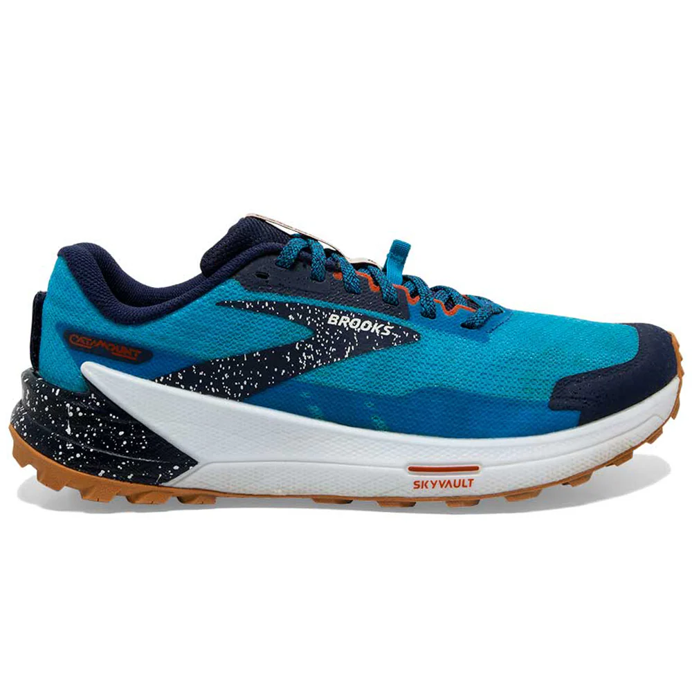 Men's Brooks Catamount 2, Peacoat/Atomic Blue/Rooibos, 8 D Medium