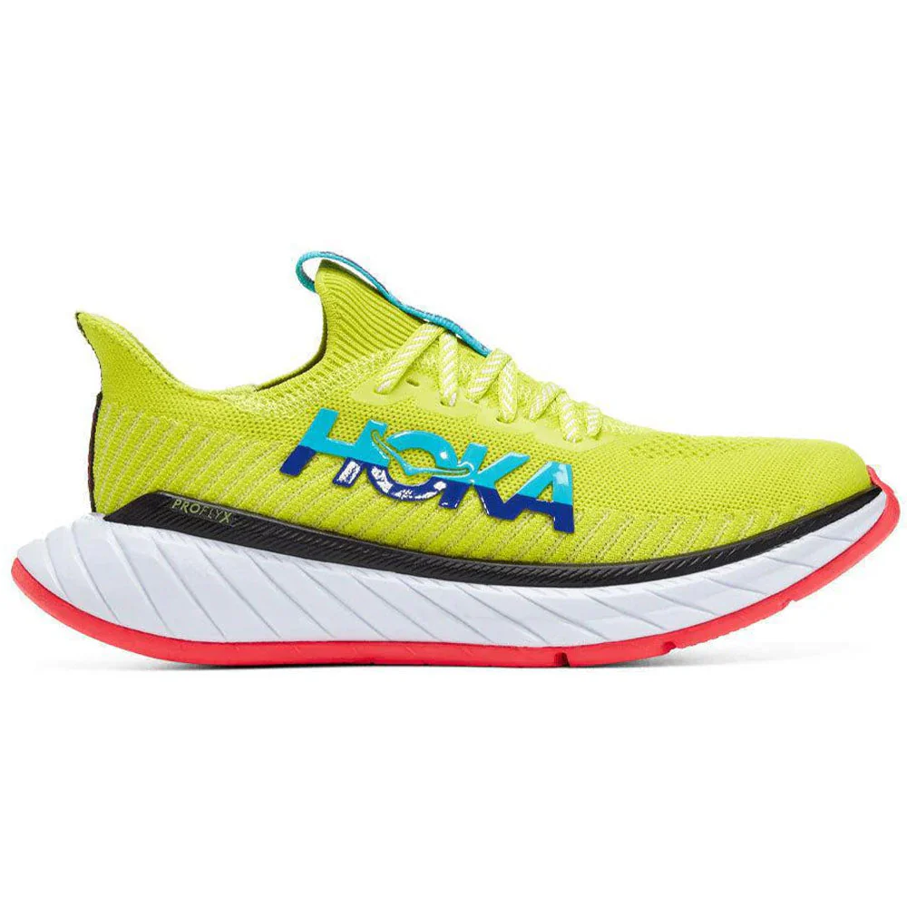 Men's Hoka Carbon X 3, Evening Primose/Scuba Blue, 12 D Medium