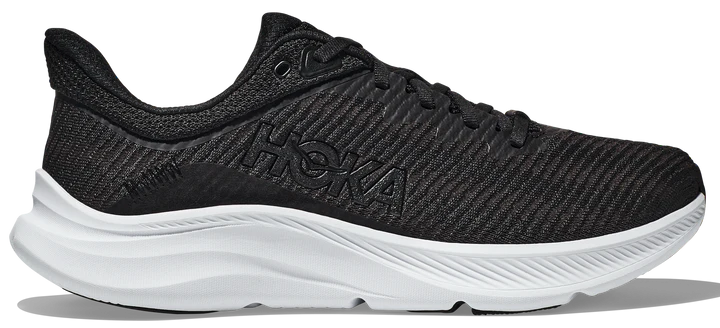 Men's Hoka Solimar, Black/White, 12.5 D Medium