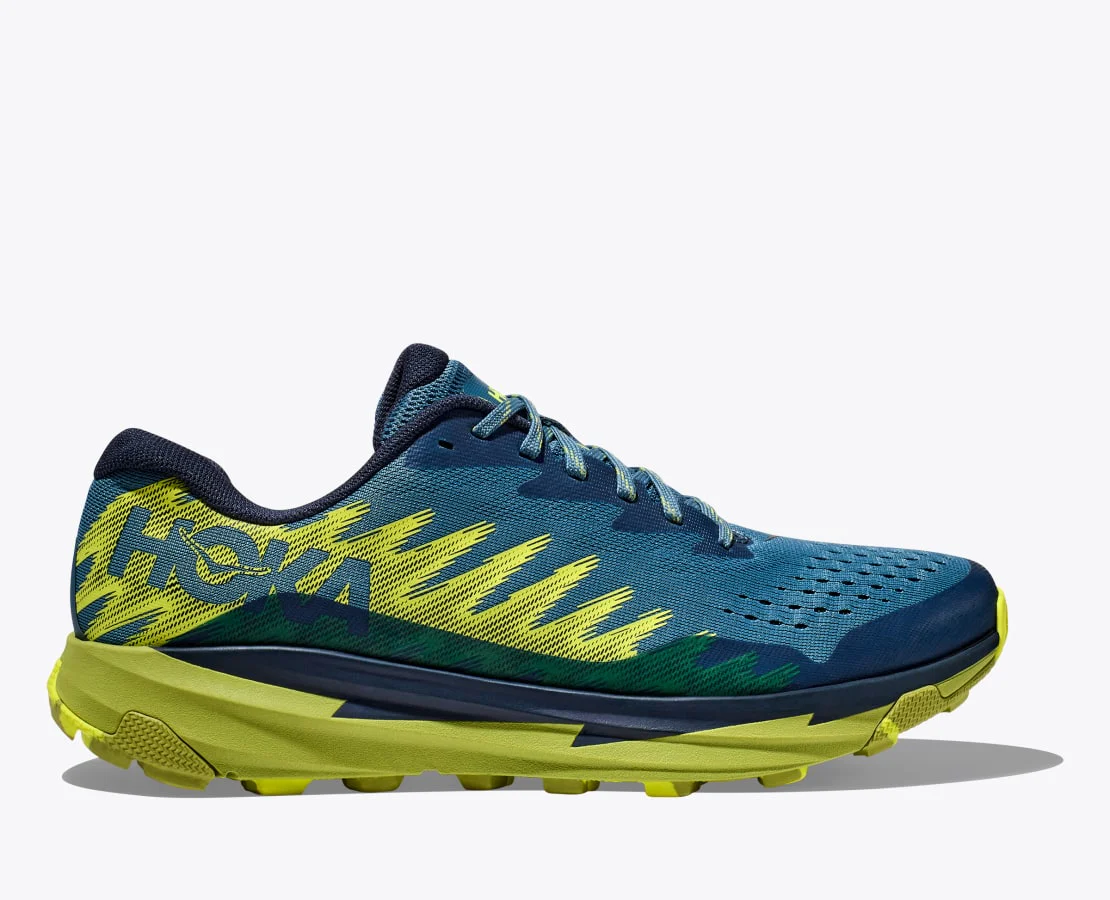 Men's Hoka Torrent 3, Bluesteel/Dark Citron, 8.5 D Medium