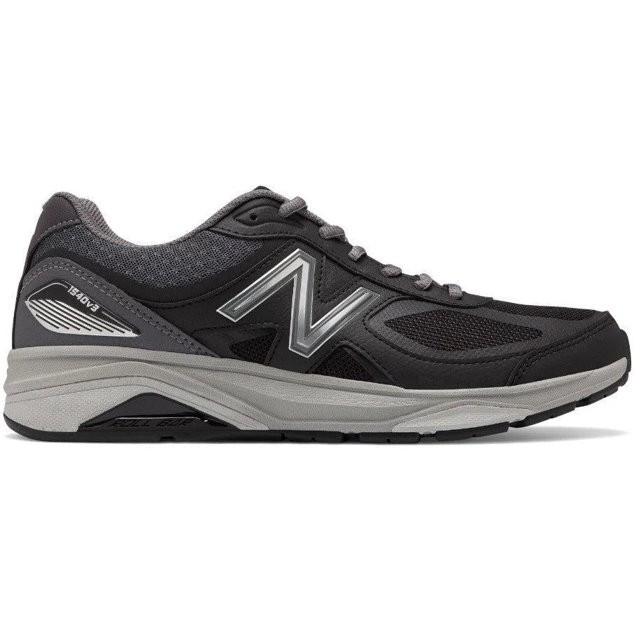 Men's New Balance 1540 v3, Black/Castlerock, 11.5 2E Wide