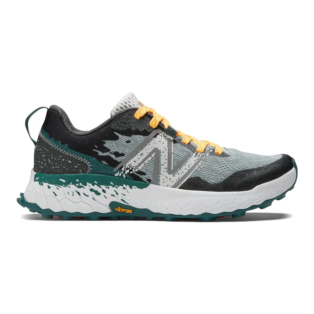 Men's New Balance Fresh Foam X Hierro V7, Concrete/Vintage Teal, 11.5 D Medium