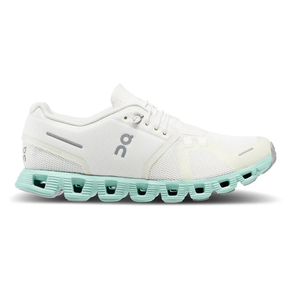 Men's On Cloud 5 Undyed, Undyed-White/Creek, 10.5 D Medium