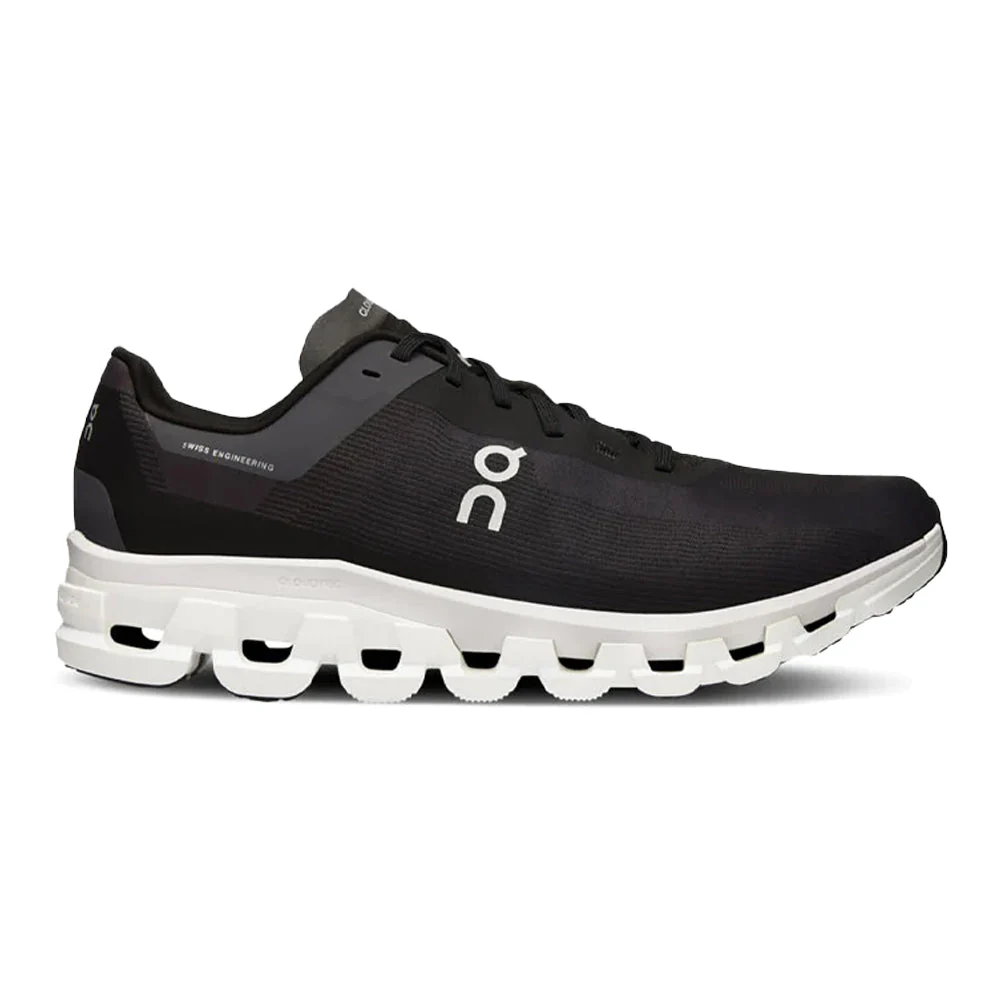 Men's On Cloudflow 4, Black/White, 10.5 D Medium