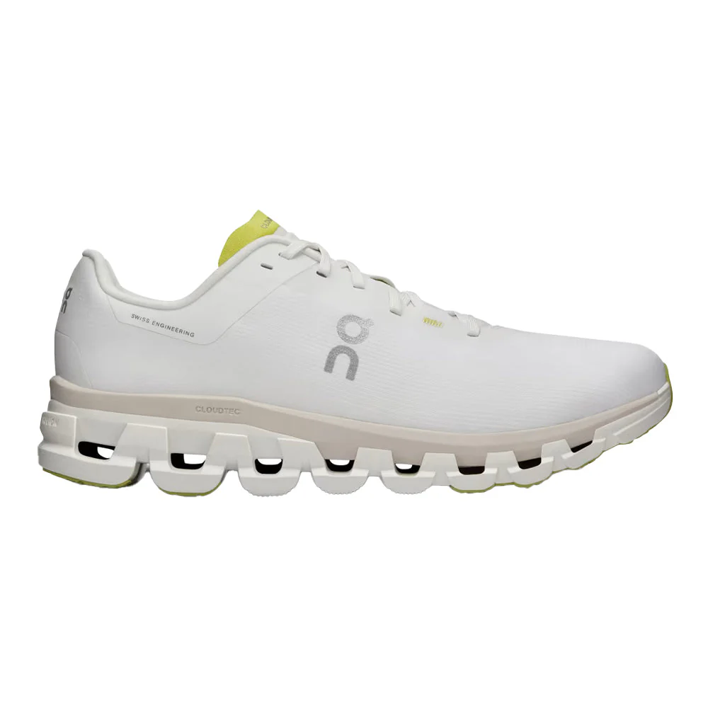 Men's On Cloudflow 4, White/Sand, 12.5 D Medium