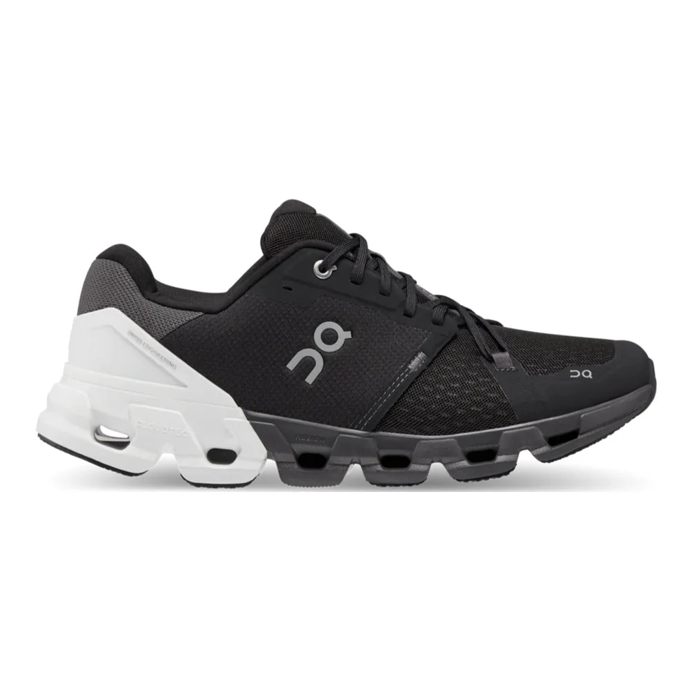 Men's On Cloudflyer 4, Black/White, 8 D Medium