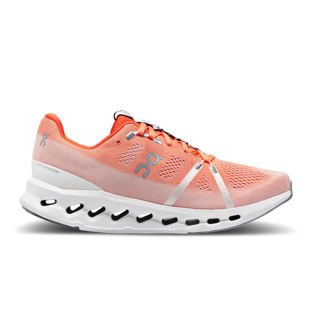 Men's On Cloudsurfer, Flame/White, 12.5 D Medium