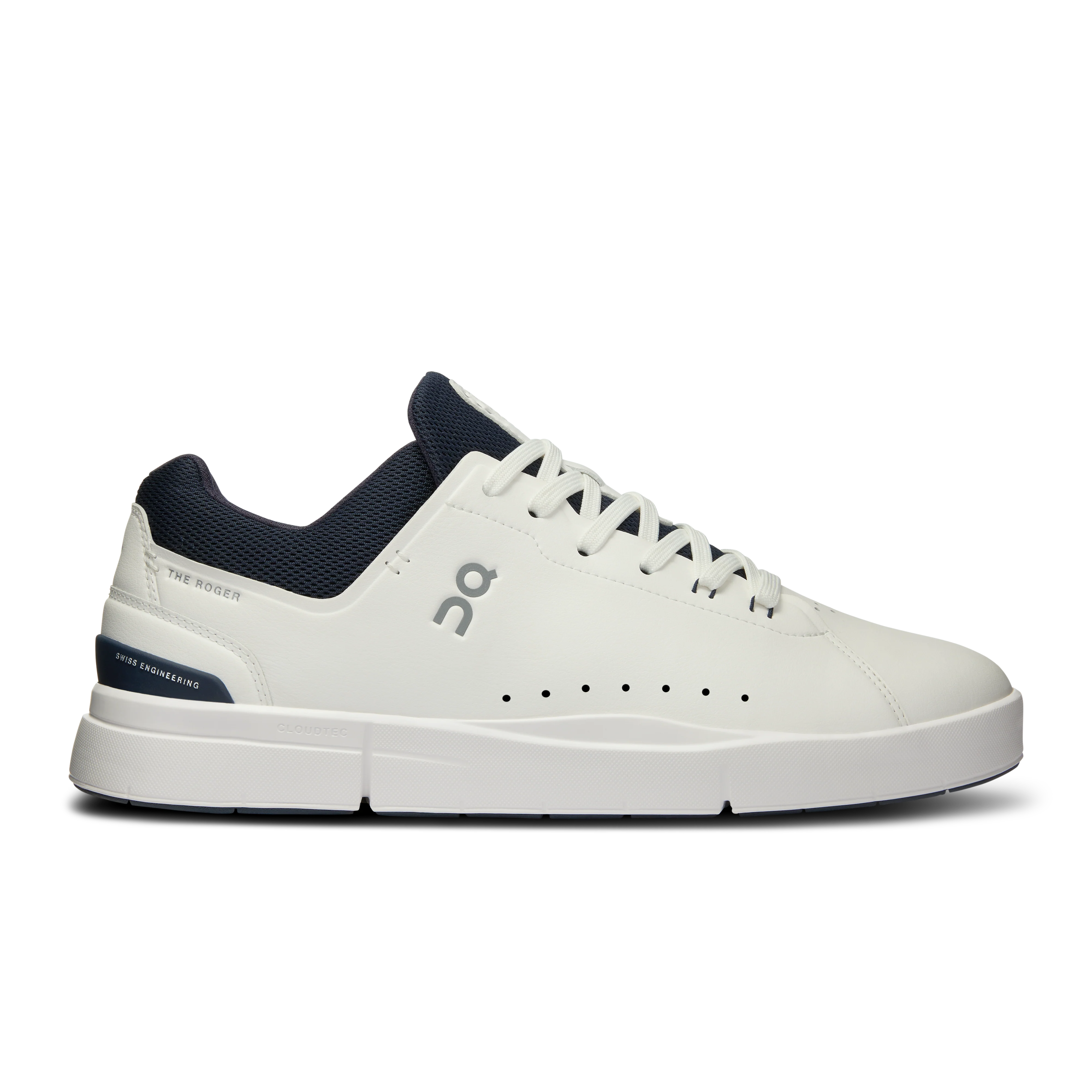 Men's On The Roger Advantage 2, White/Midnight, 12 D Medium