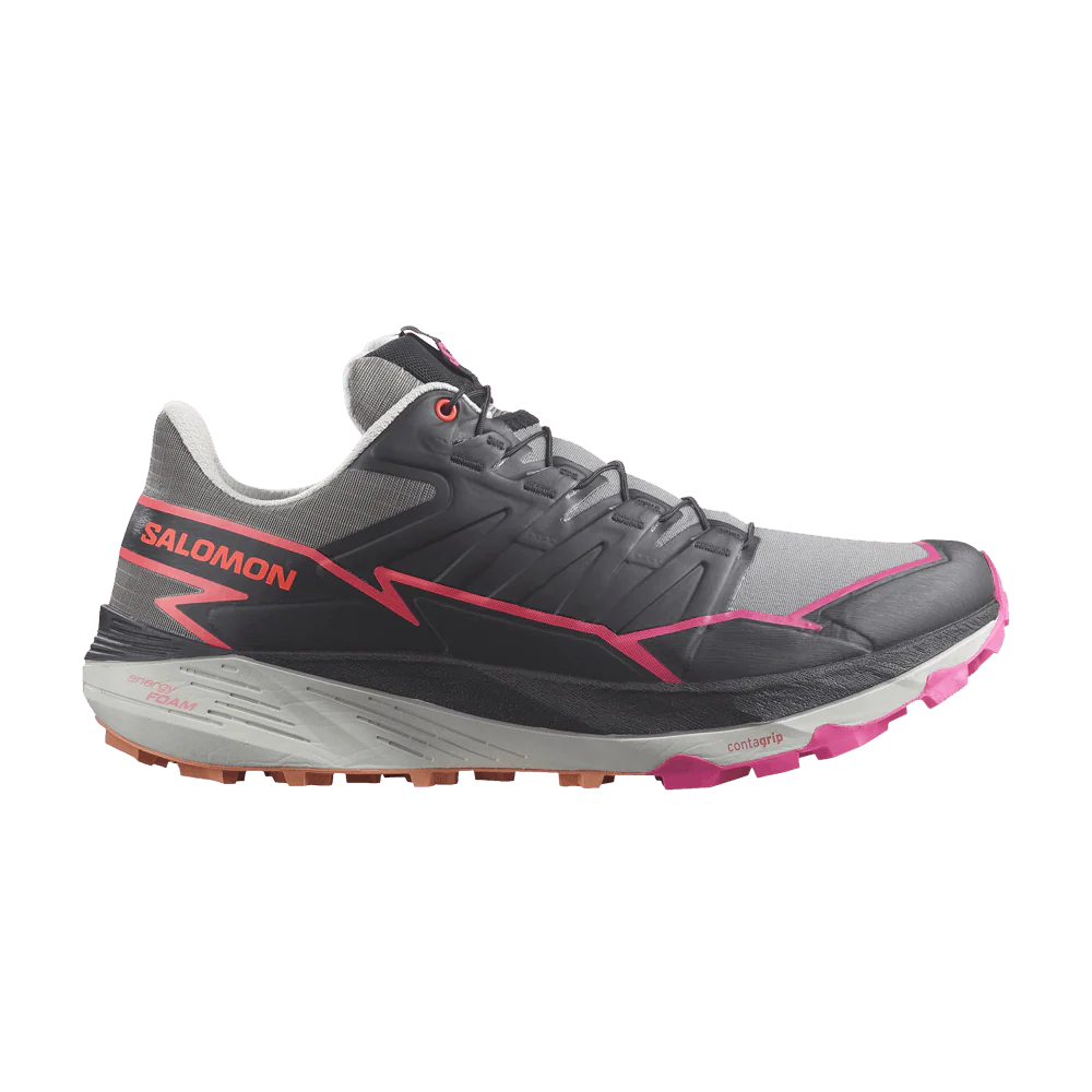 Men's Salomon Thundercross, Plum Kitten/Black/Pink Glo, 8.5 D Medium