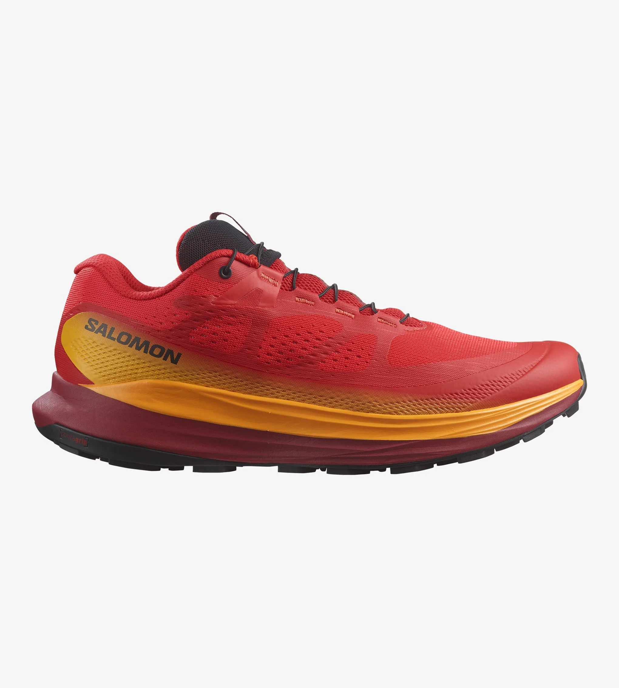 Men's Salomon Ultra Glide 2, High Risk Red/Zinnia/Black, 12 D Medium