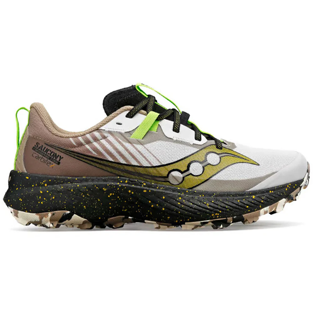 Men's Saucony Endorphin Edge, Fog/Black, 8 D Medium