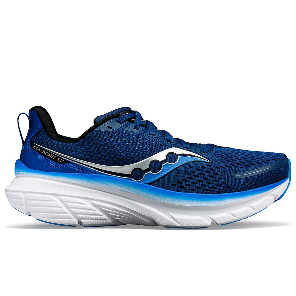Men's Saucony Guide 17, Navy/Cobalt, 10 D Medium