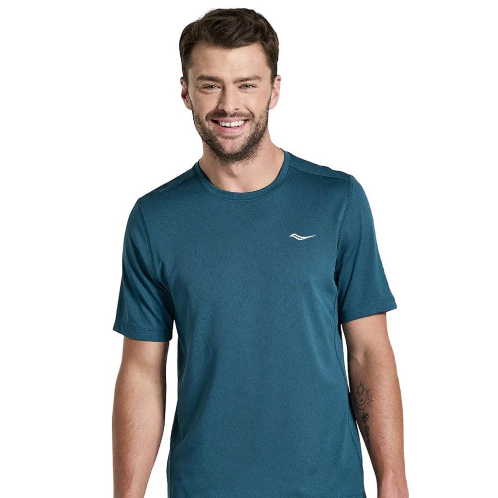 Men's Saucony Stopwatch Short Sleeve