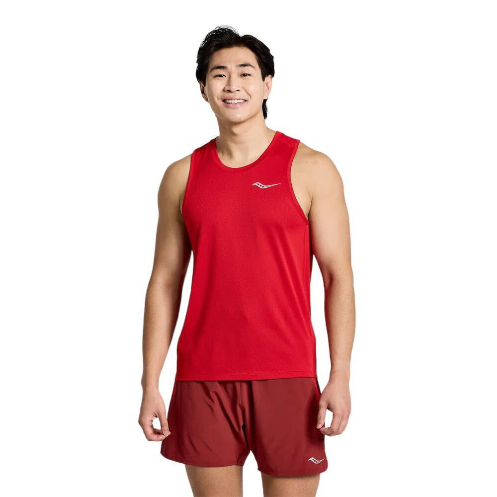 Men's Saucony Stopwatch Singlet
