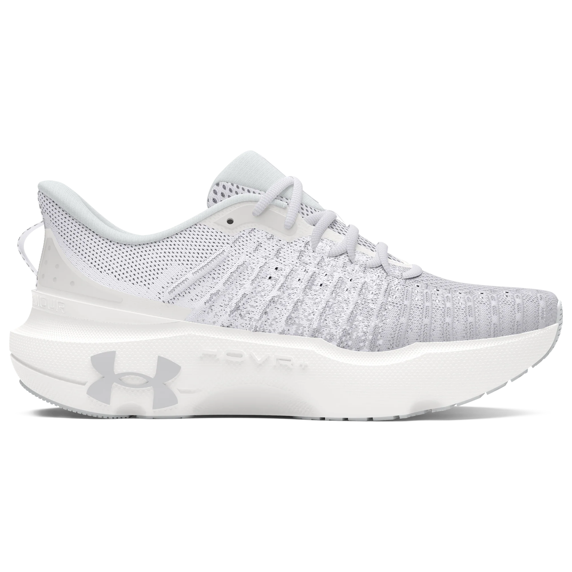 Men's Under Armour Infinite Elite, White/Grey, 9 D Medium