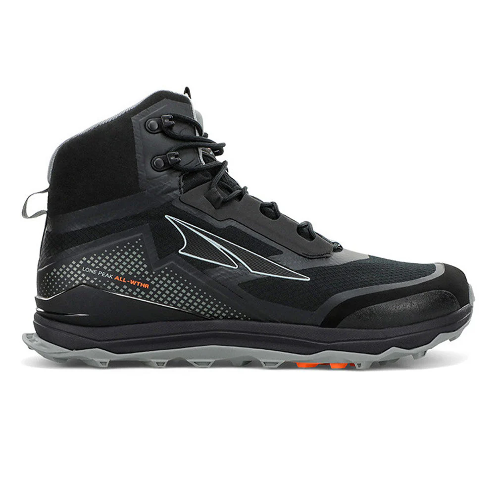 Women's Altra Lone Peak All-WTHR Mid, Black, 10.5 B Medium