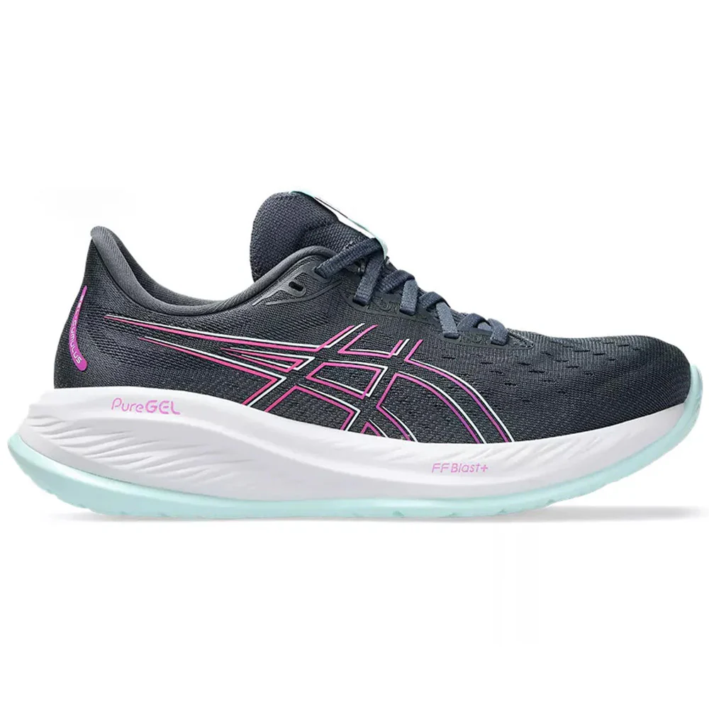 Women's Asics GEL-Cumulus 26, Tarmac/Bold Magenta, 7 B Medium