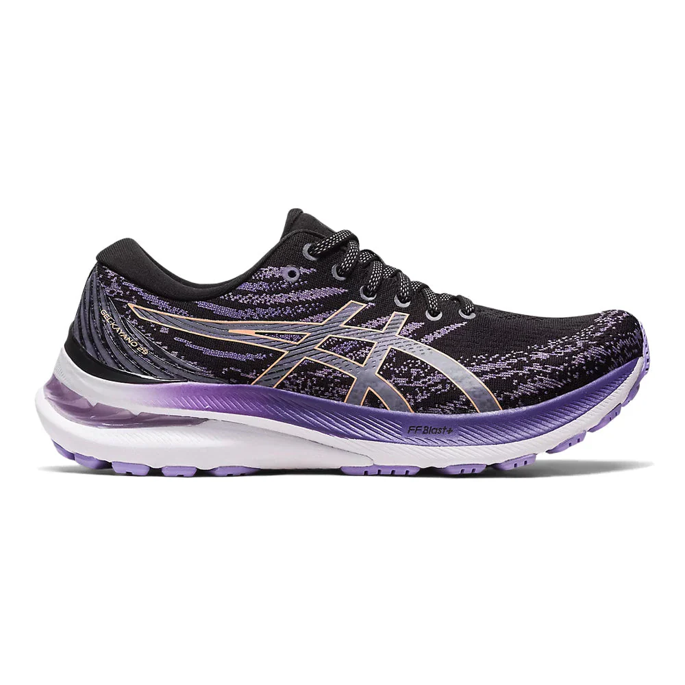 Women's Asics Gel-Kayano 29, Black/Summer Dune, 7 B Medium