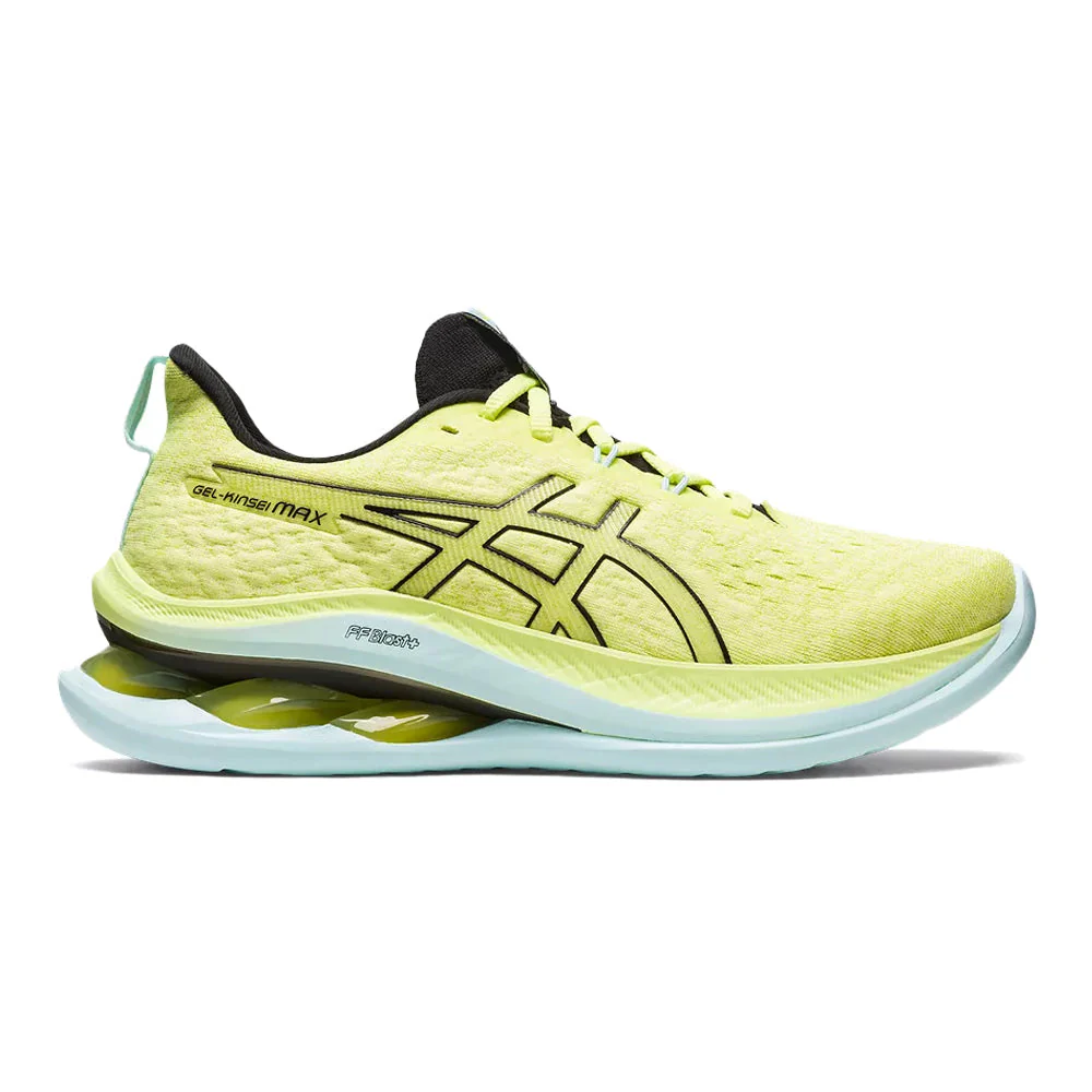Women's Asics Gel-Kinsei Max, Glow Yellow/Black, 7 B Medium