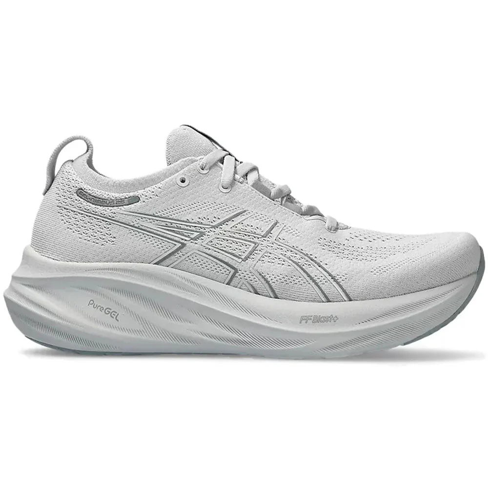 Women's Asics Gel-Nimbus 26, Concrete/Pure Silver, 12 B Medium