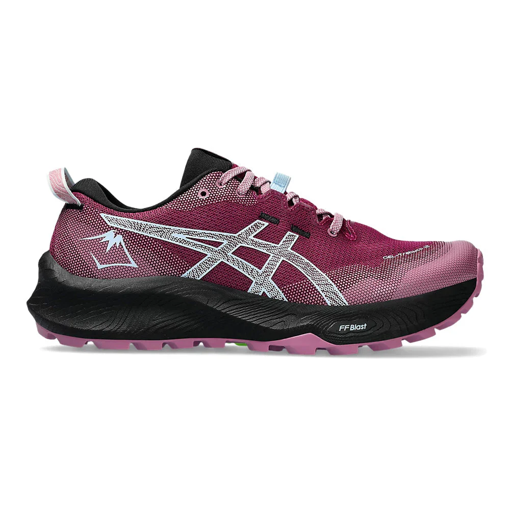 Women's Asics Gel-Trabuco 12, Blackberry/Light Blue, 7 B Medium