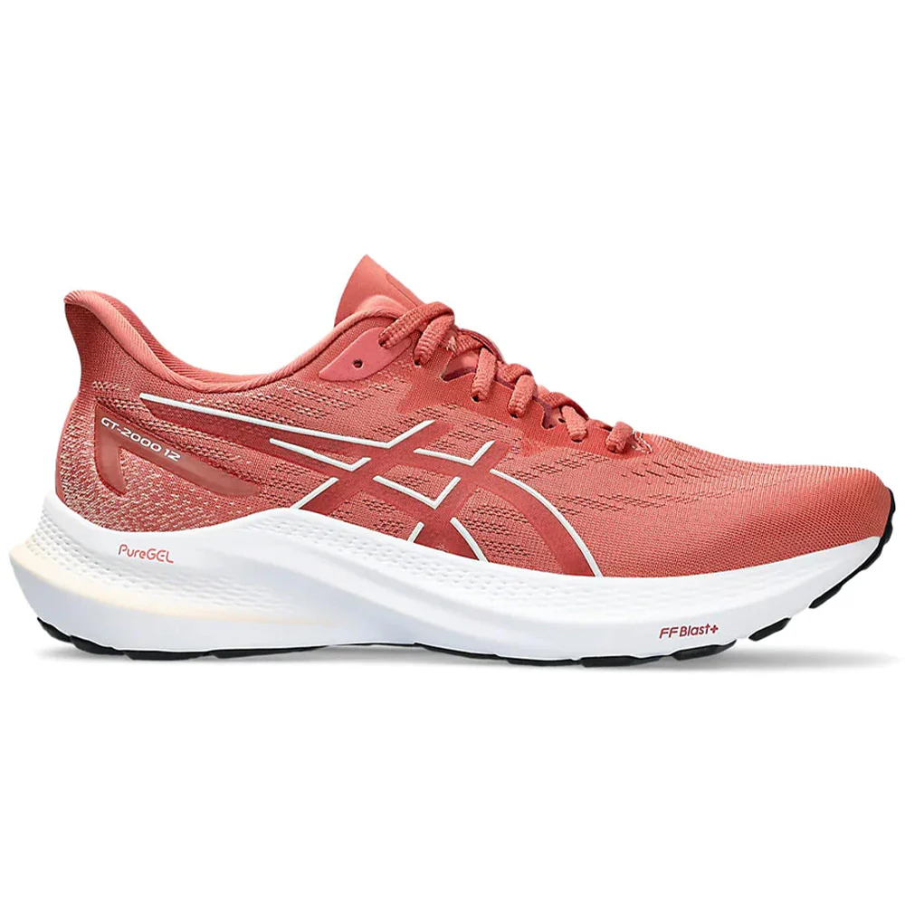 Women's Asics GT-2000 12, Light Garnet/Brisket Red, 6 B Medium