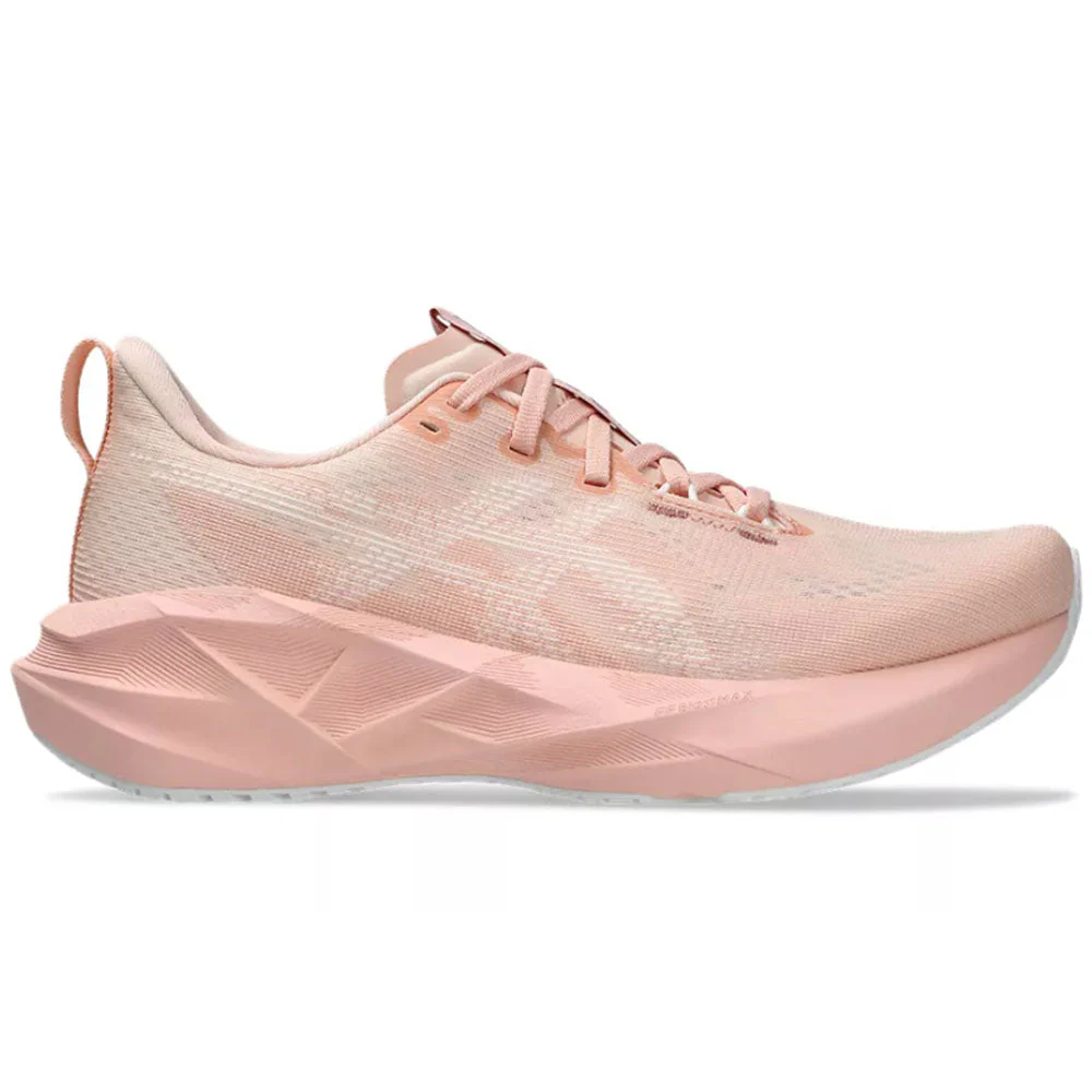 Women's Asics Novablast 5, Breeze/White, 9 B Medium