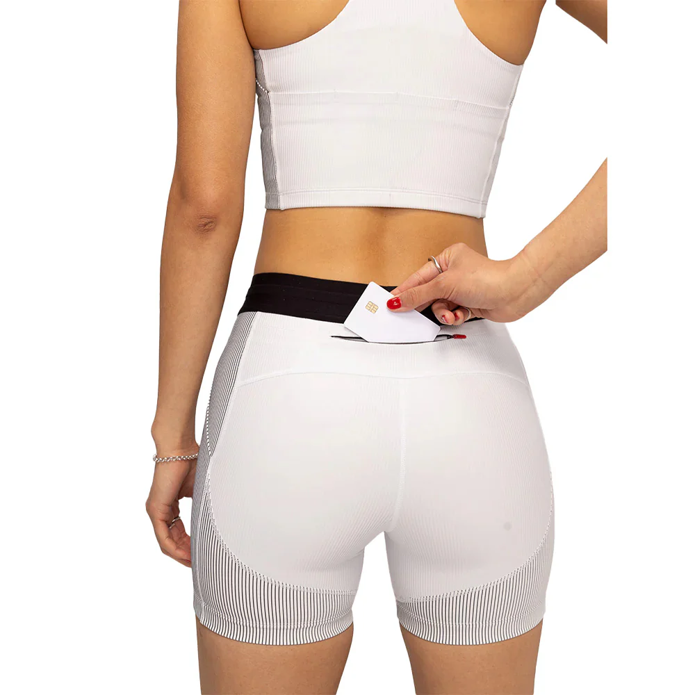 Women's ASICS x Bandit Cadence Stripe 5" Compression Shorts - Image 2