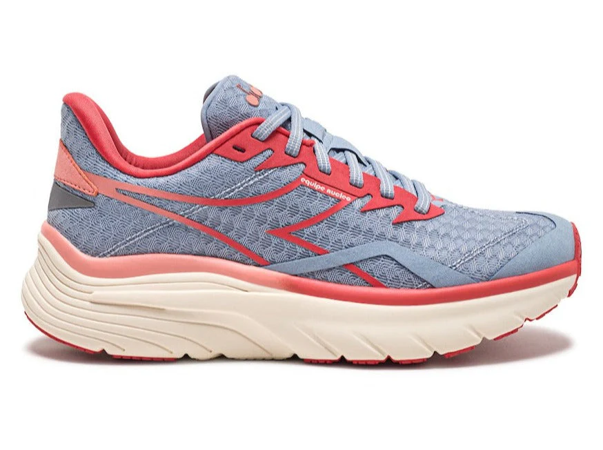 Women's Diadora Equipe Nucleo, Blue Fog/Cayenne, 8.5 B Medium