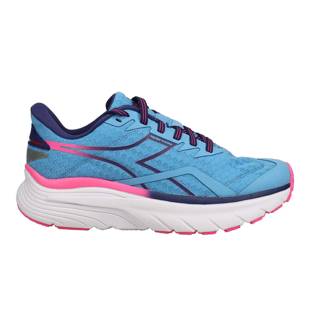 Women's Diadora Equipe Nucleo, Bonnie Blue/Pink Fluo, 7.5 B Medium