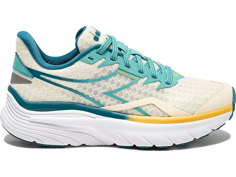 Women's Diadora Equipe Nucleo, Whisper White/Dusty Turquoise, 9.5 D Wide