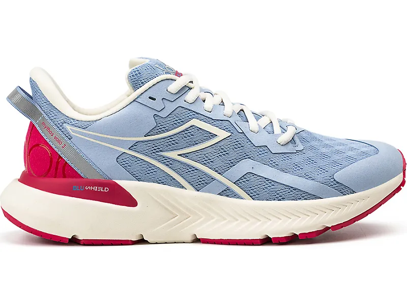 Women's Diadora Mythos Blushield Volo 3, Kentucky Blue/Whisper White, 8.5 B Medium