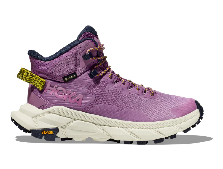 Women's Hoka Trail Code GTX, Amethyst/Celadon Tint, 9 B Medium