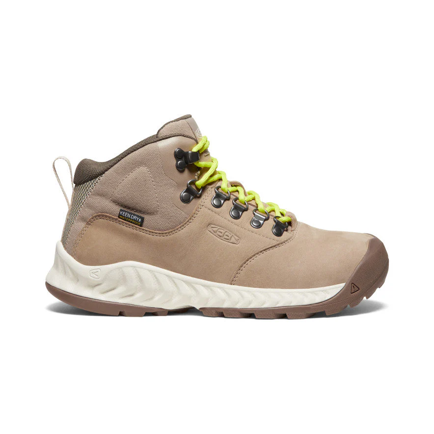 Women's Keen Nxis Explorer Mid WP, Safari/Birch, 7.5 B Medium