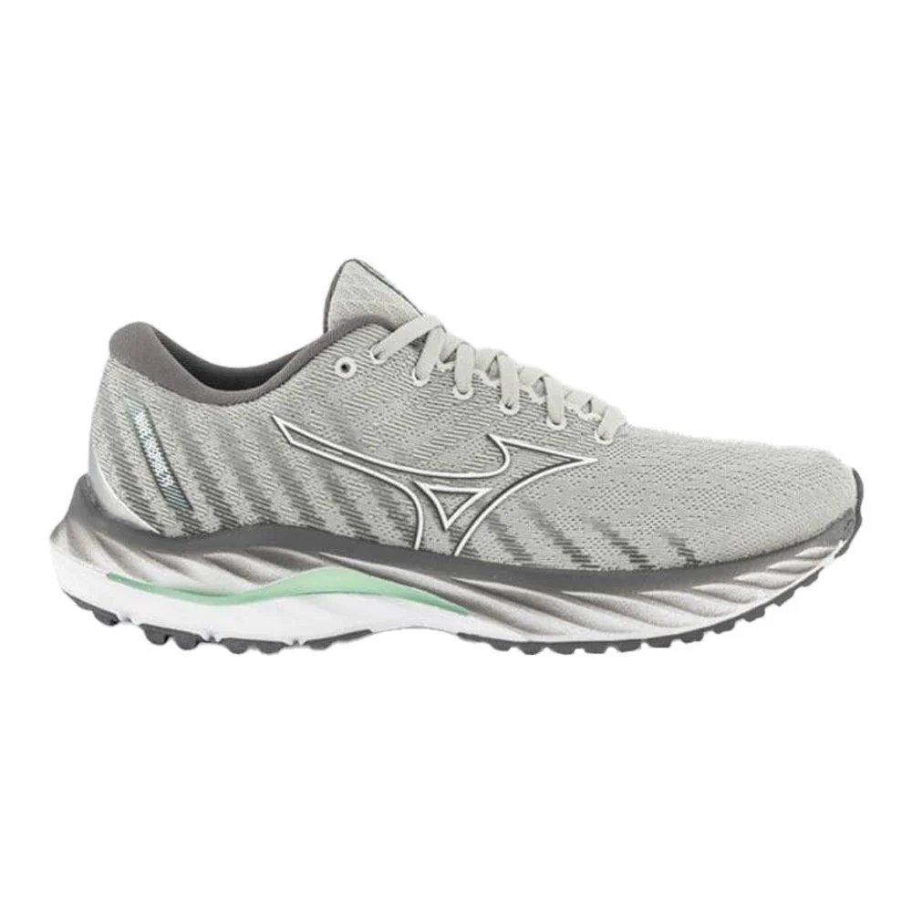 Women's Mizuno Wave Inspire 19, Harbor Mist-White, 11 B Medium