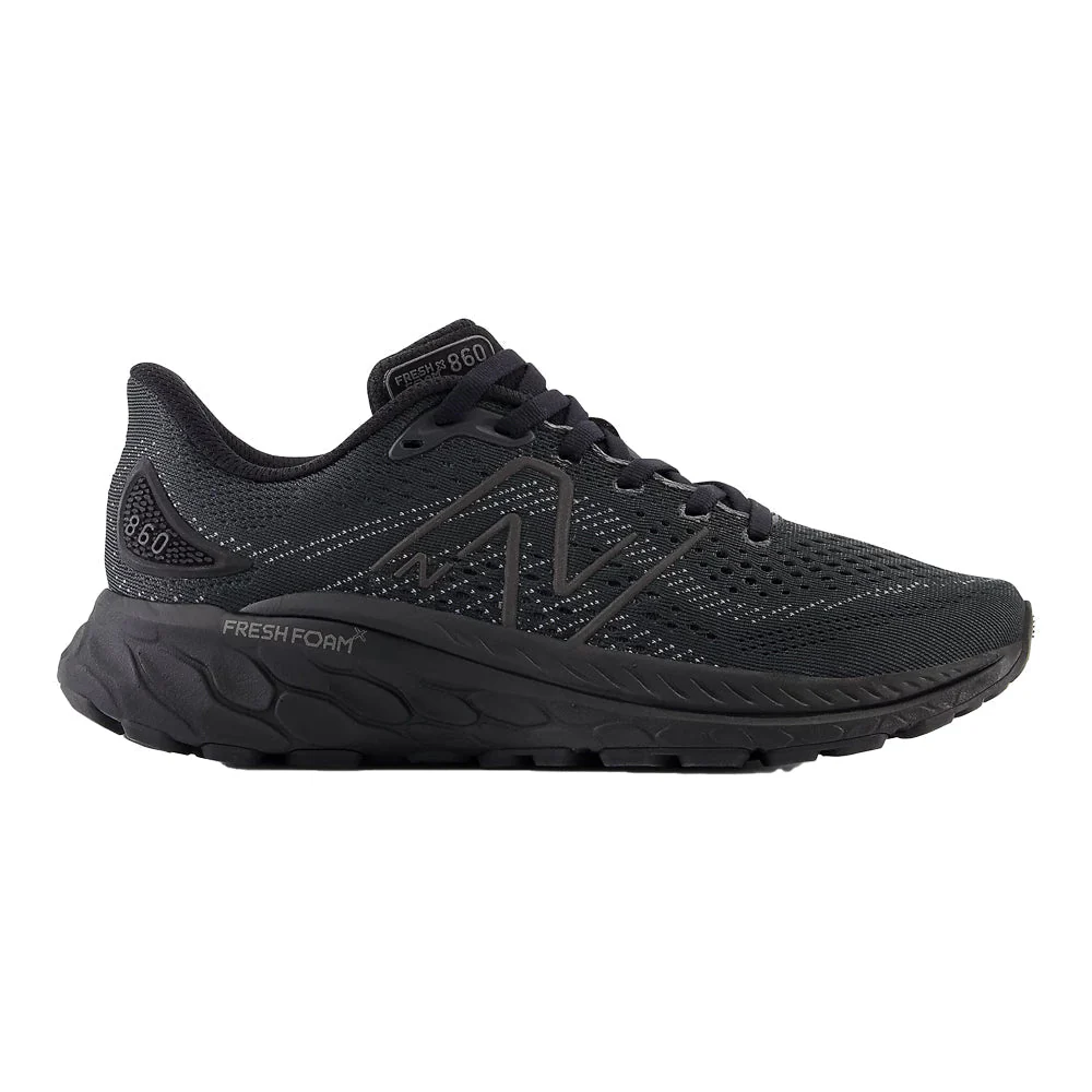Women's New Balance Fresh Foam X 860v13, Black, 7 D Wide