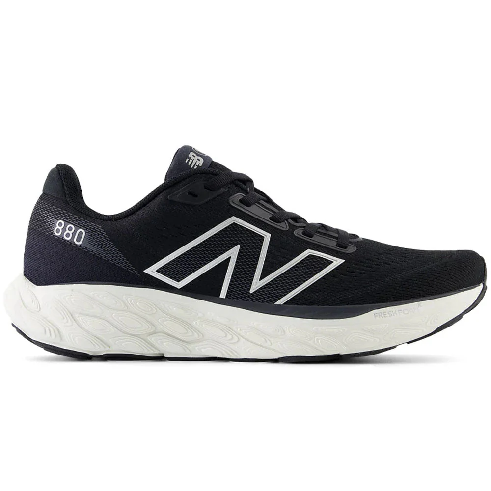 Women's New Balance Fresh Foam X 880v14, Black/Sea Salt, 12 B Medium