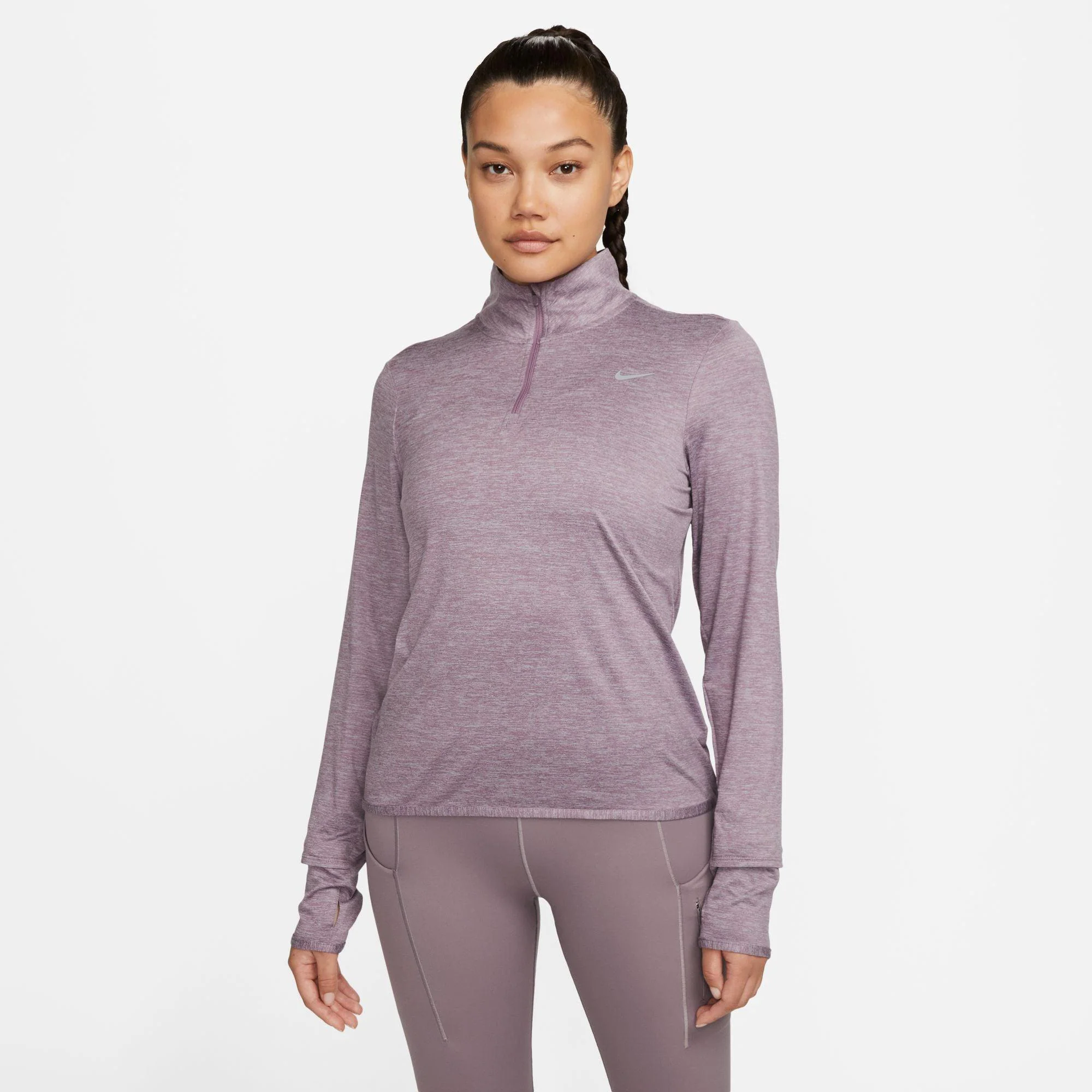 Women's Nike Dri-FIT Swift Element UV 1/4-Zip - Image 2