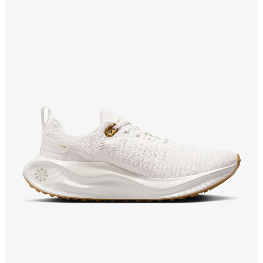 Women's Nike InfinityRN 4, Phantom/Metallic Gold/White, 7 B Medium