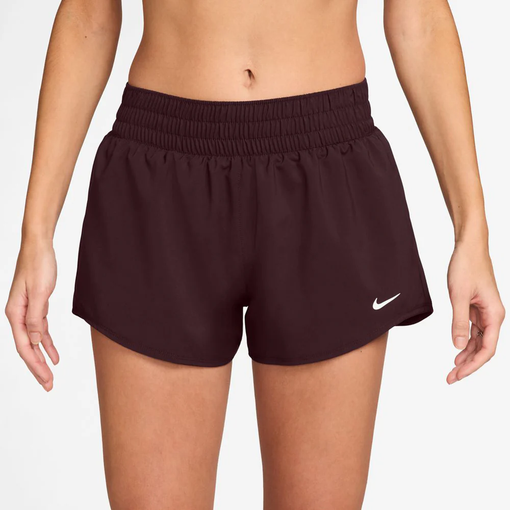 Women's Nike One Dri-FIT Mid-Rise 3" Brief-Lined Shorts - Image 3