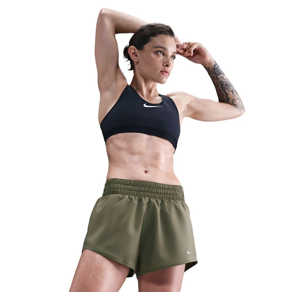 Women's Nike One Dri-FIT Mid-Rise 3" Brief-Lined Shorts - Image 4