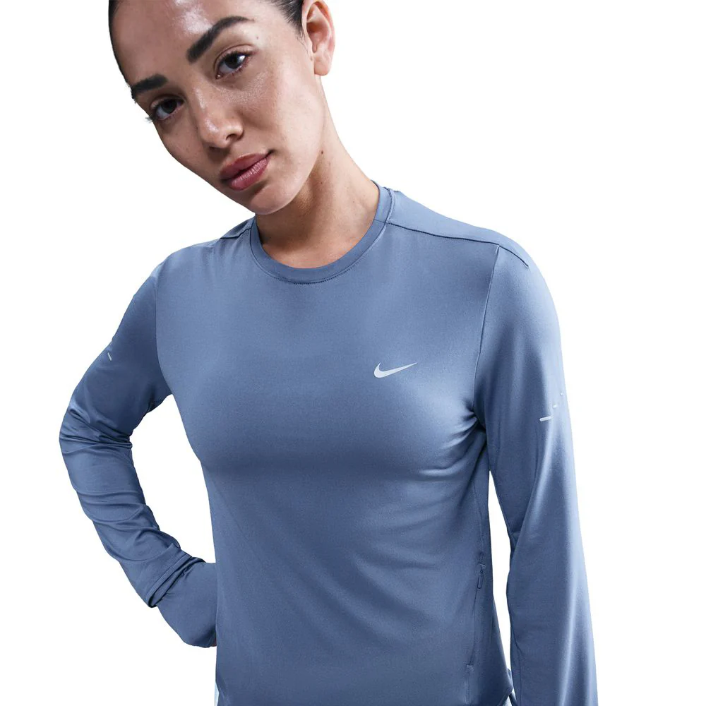 Women's Nike Swift Dri-FIT UV Long-Sleeve Crew-Neck Running Top - Image 2