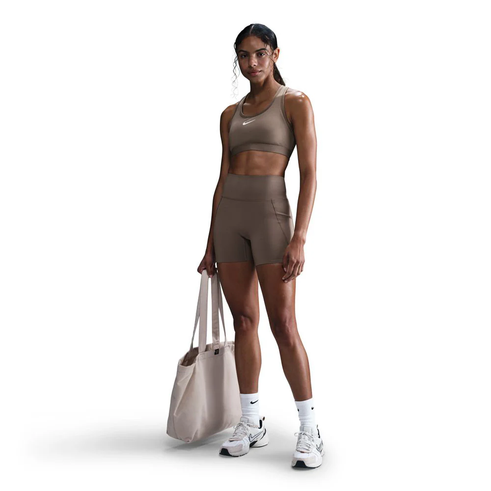 Women's Nike Universa Medium-Support High-Waisted 5" Biker Shorts with Pockets - Image 2